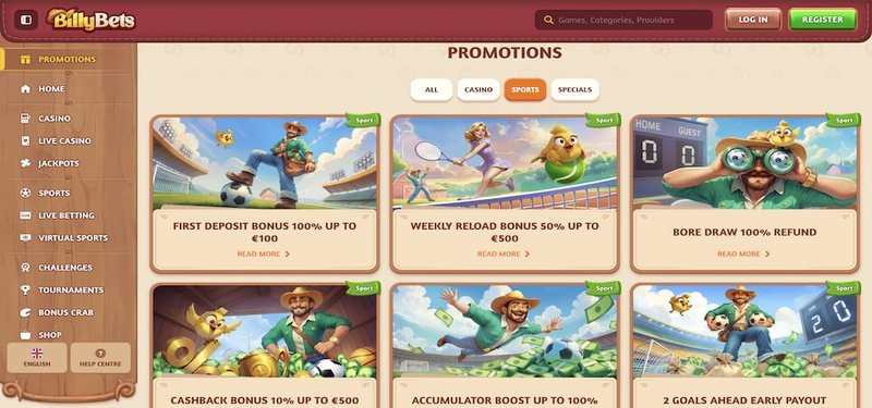 Billybets casino in Switzerland